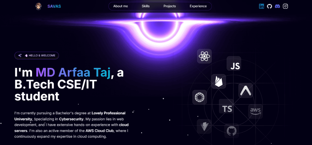 Demo Portfolio Website